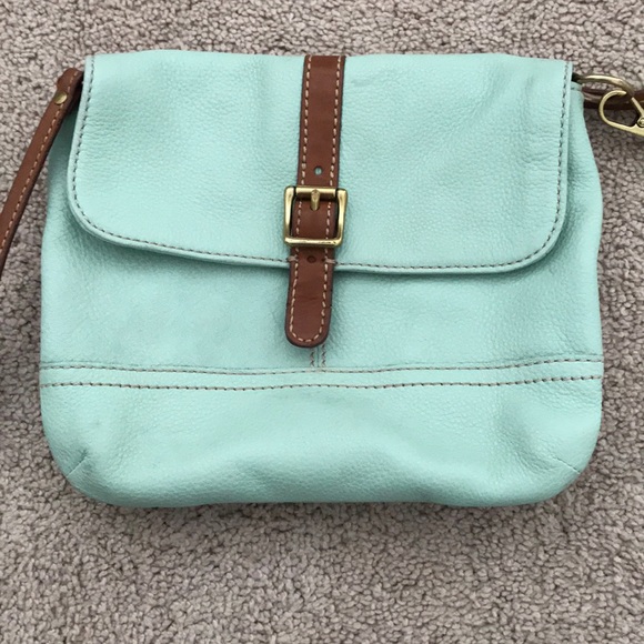 FOSSIL small mint crossbody bag - Picture 2 of 7